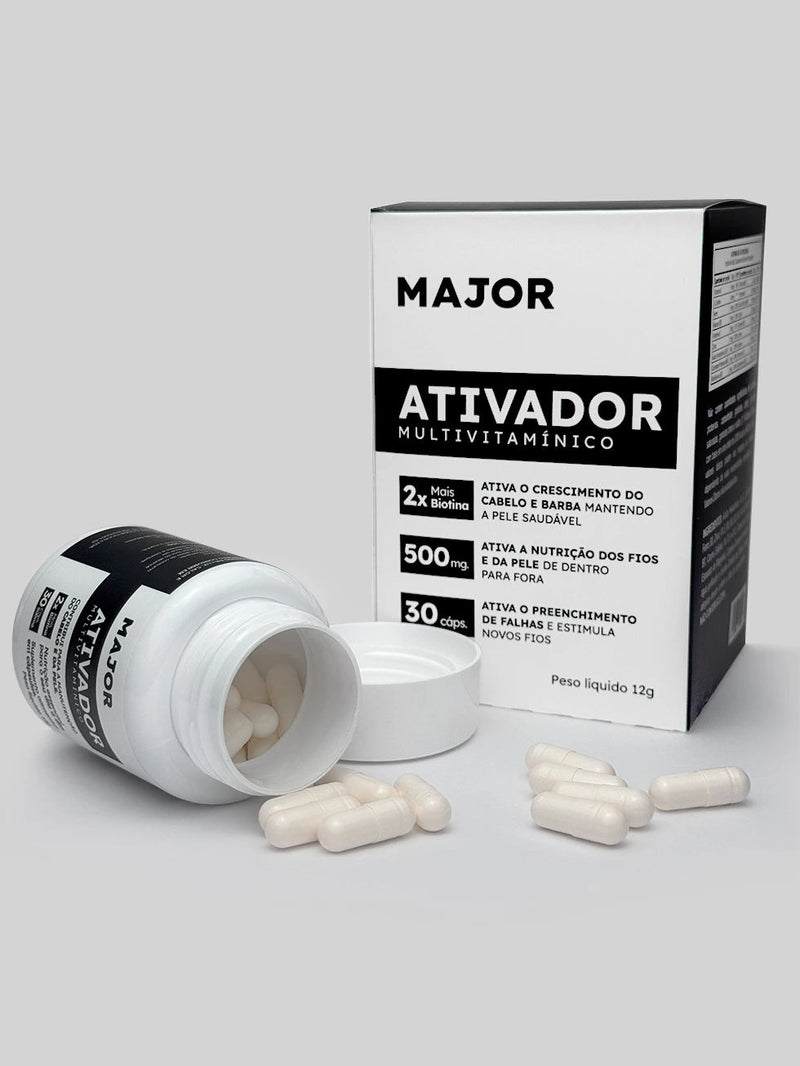 2 Frascos Minoxidil Kirkland 5% + 2 Ativadores de Crescimento MAJOR