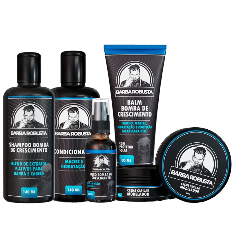 Kit Cuidados Barba Robusta
